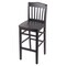 Holland Bar Stool Co 25" Counter Stool, Black Finish, a Black Seat 311025BlkBlk - alternate 1